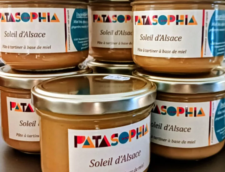 Patasophia "Soleil d'Alsace" pâte à tartiner à base de miel