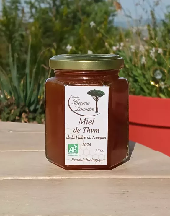 Miel de Thym Bio de la Vallée du Lauquet
